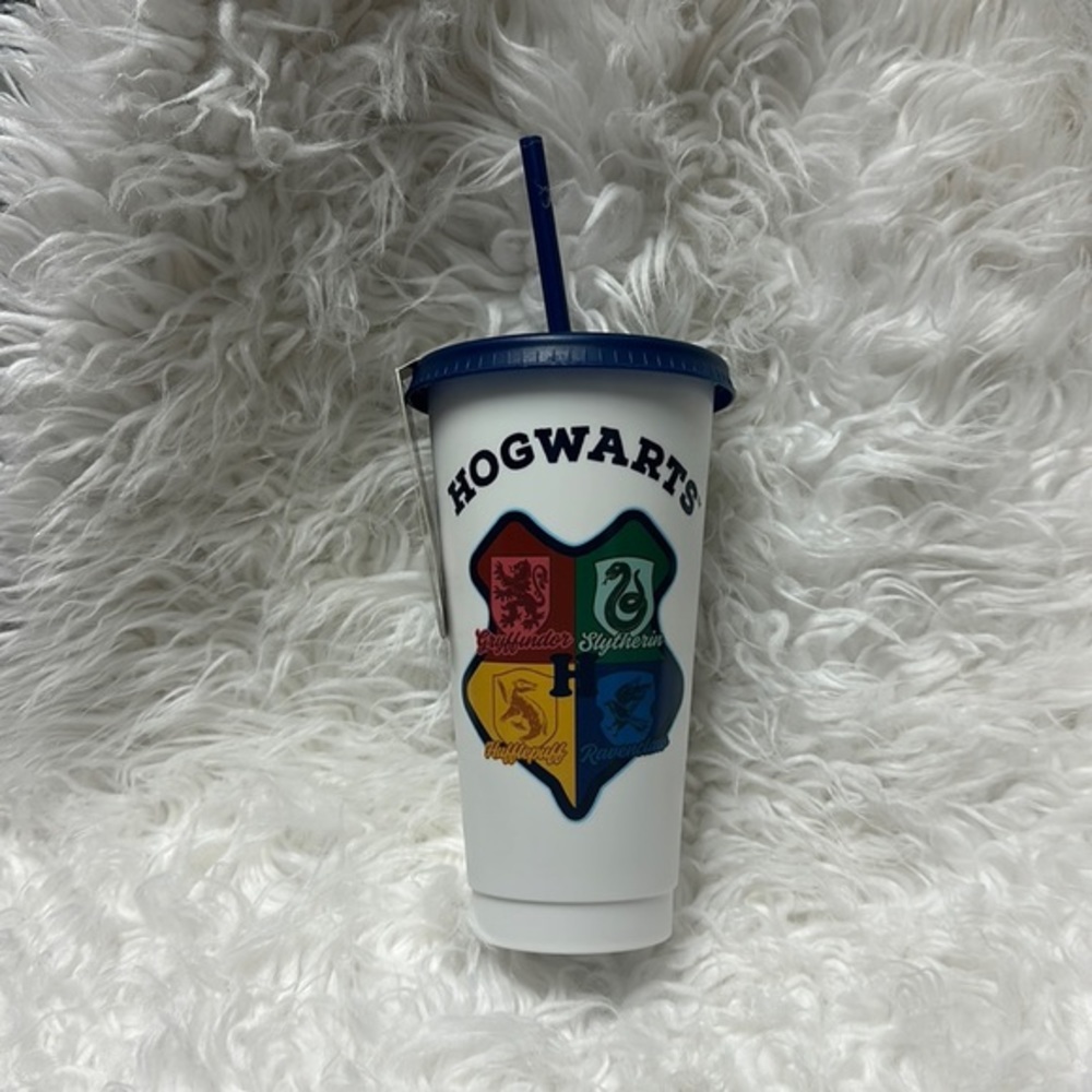Harry Potter Hogwarts Tumbler w/ Straw